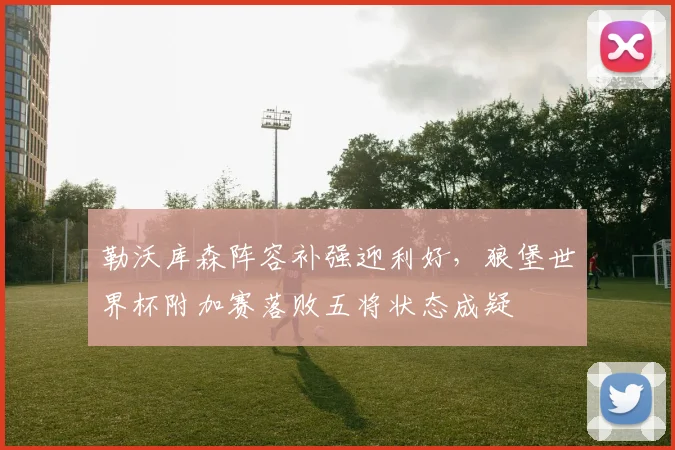勒沃库森阵容补强迎利好,狼堡世界杯附加赛落败五将状态成疑
